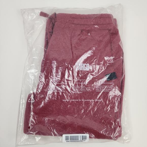 Lunya Lahgo Restore Double Faced Pant Sweatpant Jogger Red Size Medium NWOT - Picture 10 of 10